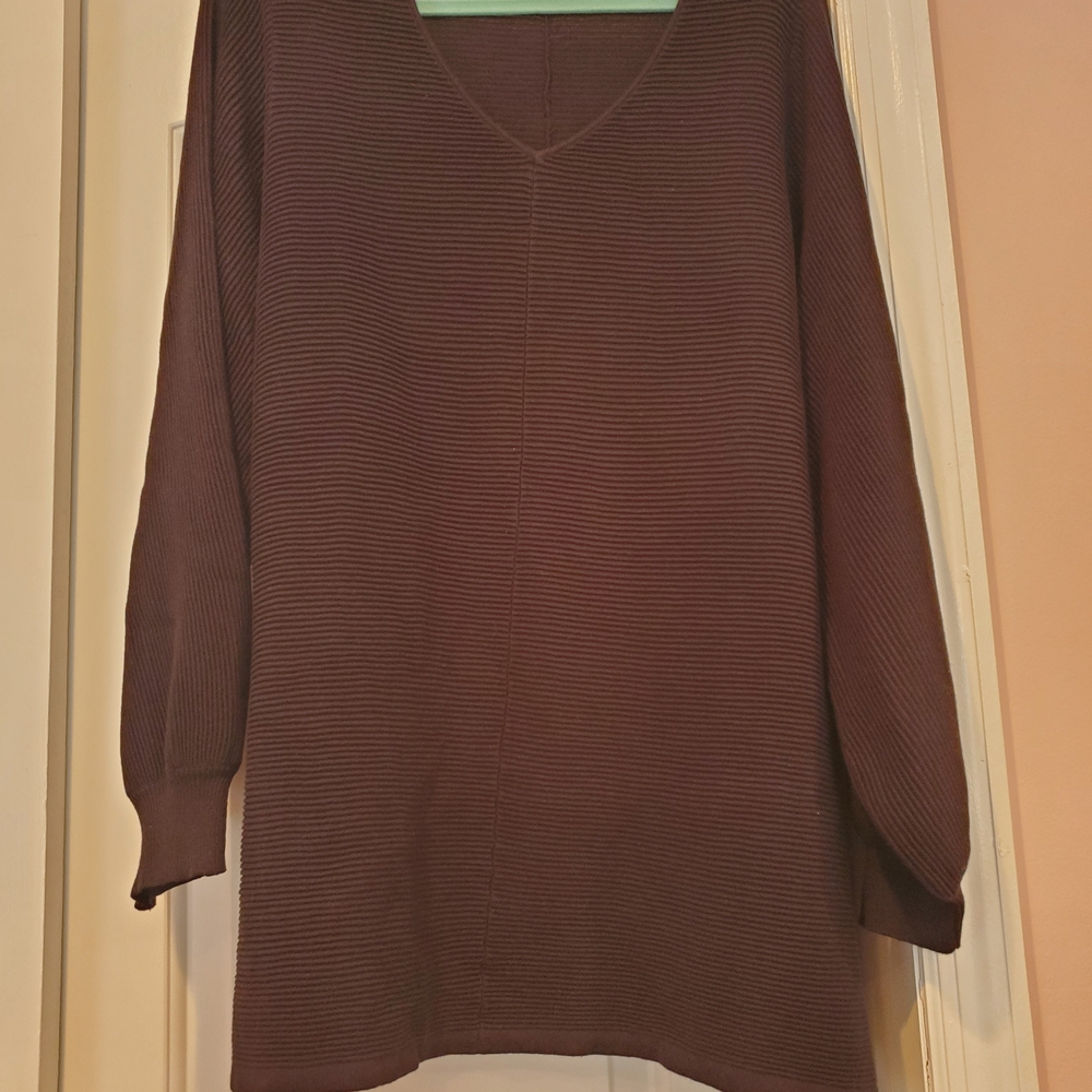 Belle by Kim Gravel V-Neck Sweater - Black